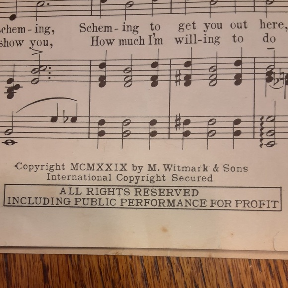 Tip Toe Through The Tulips With Me Vintage Sheet Music - Picture 4 of 7